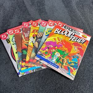 DC Heroes Role Playing Modules Lot - Set of 8 - Mayfair Games 1980's RPG Modules